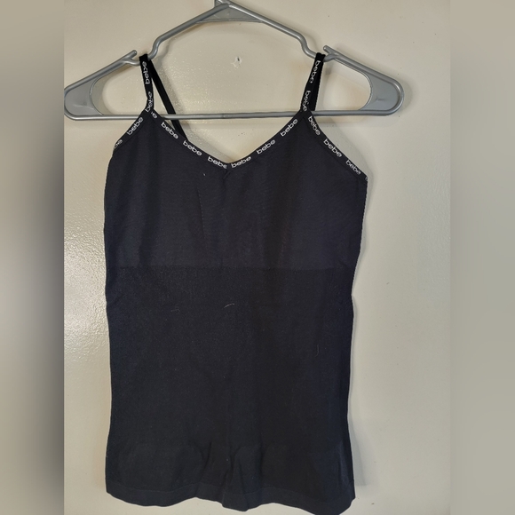 Bebe Womens Black Stretchy Tank Top - Picture 1 of 2